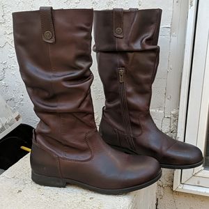 Birkenstock Samia High Brown Leather Boots